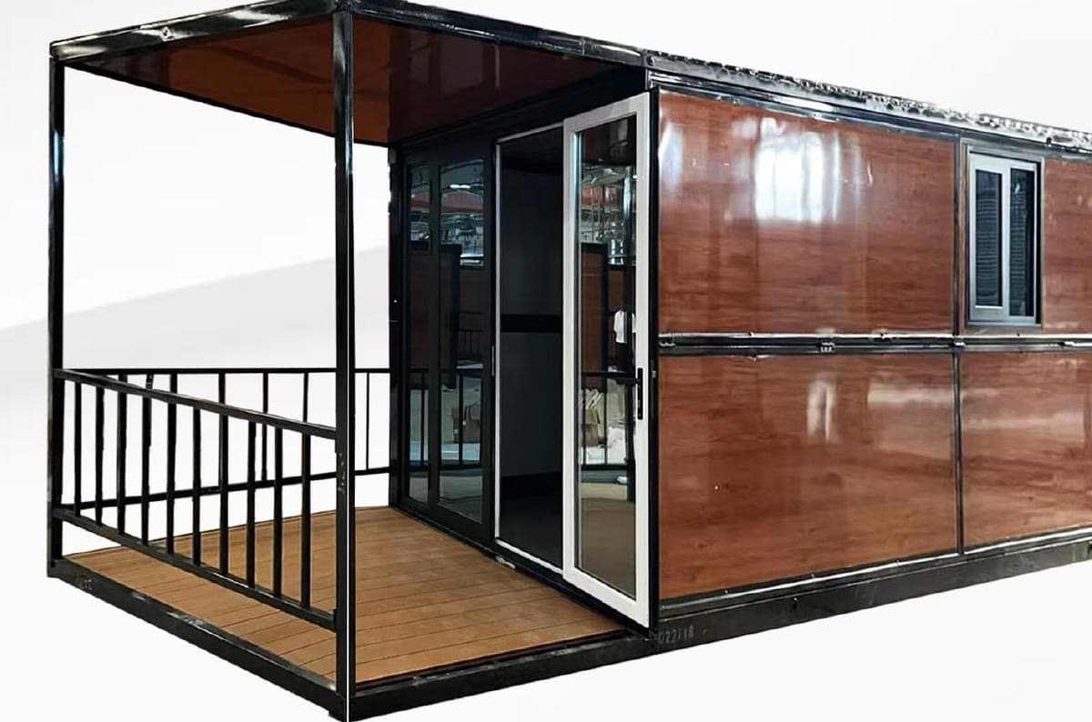 Folding Container House, Balcony