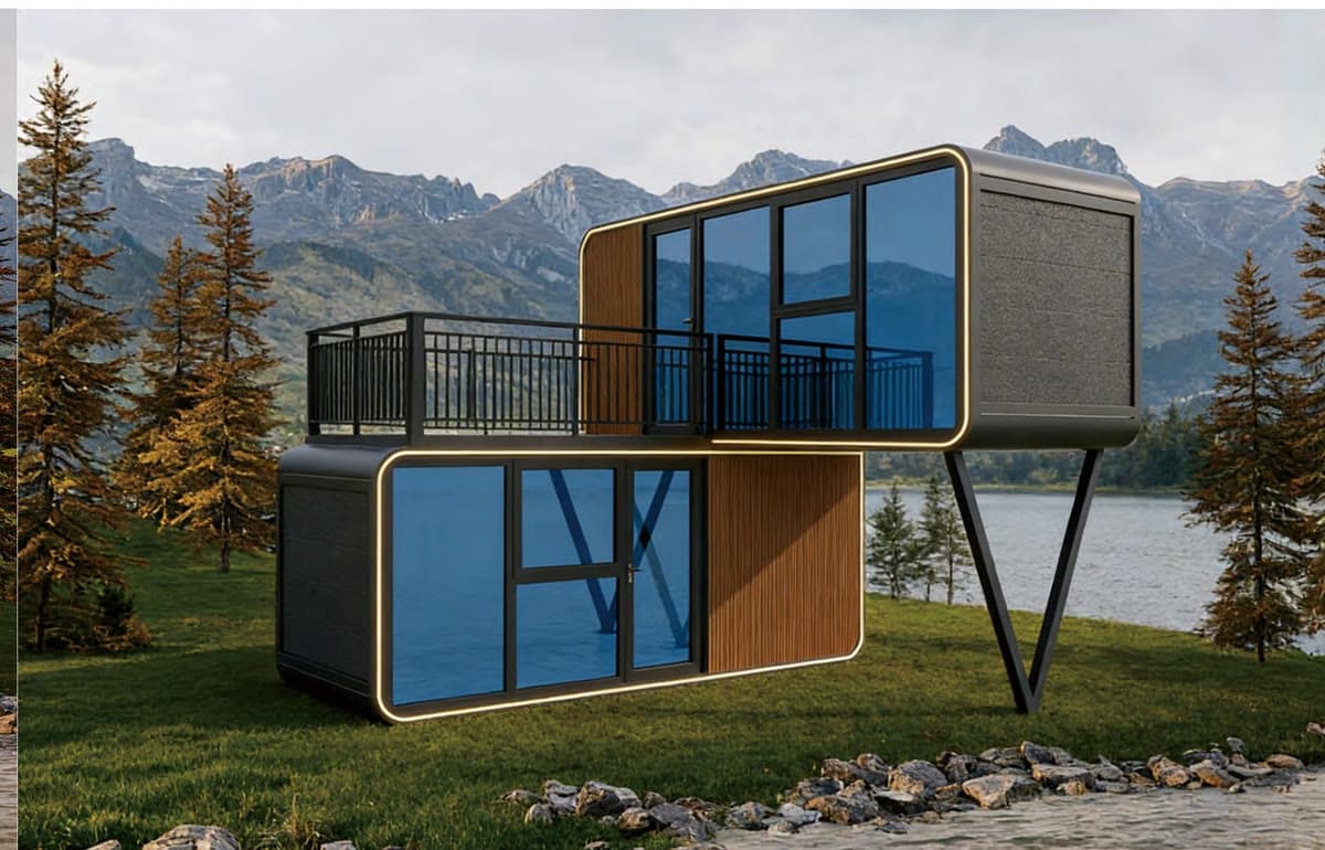 P2-6 Stacked Homestay Apple Cabin