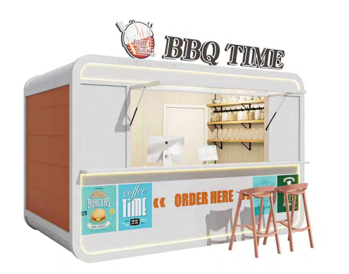 P3-3 BBQ Kiosk Pod