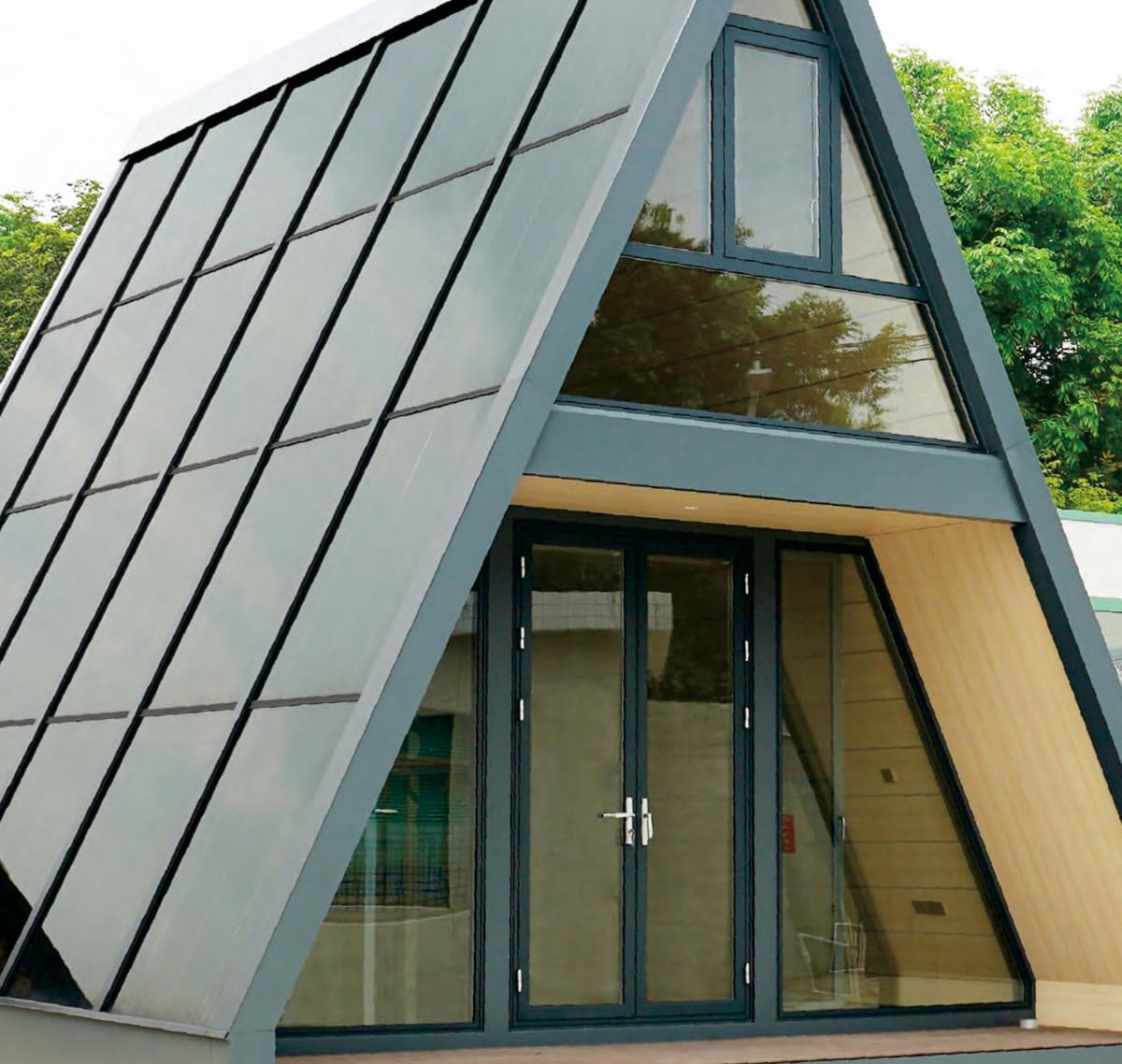 A-Frame House, Glass Roof
