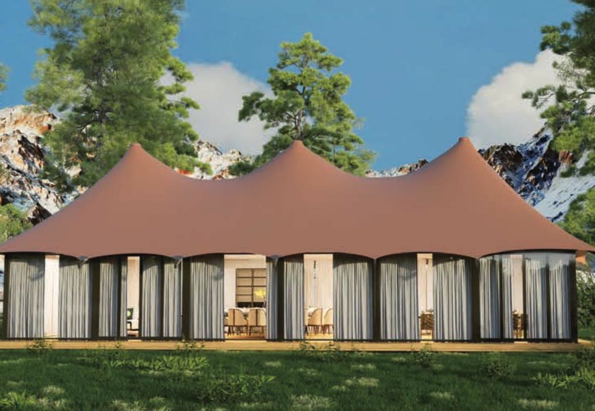 Triple-Peak Tent